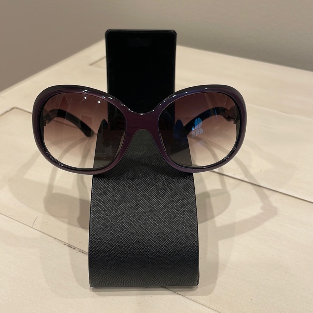 PRADA sunglasses, for women, purple/black